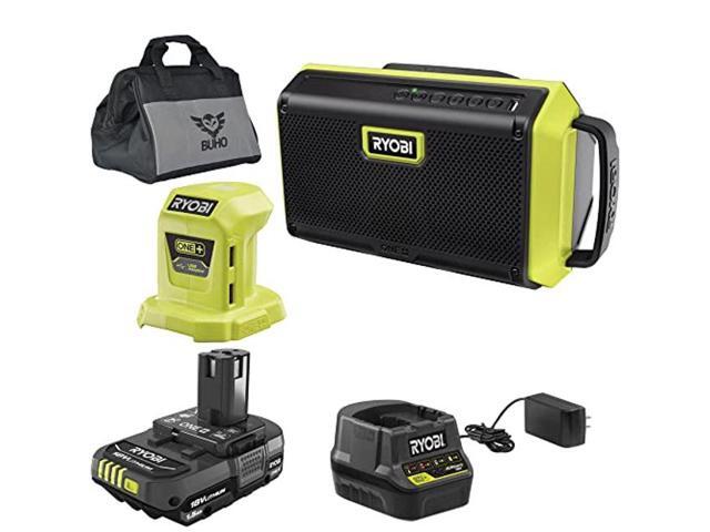Ryobi Cordless Bluetooth Speaker and 