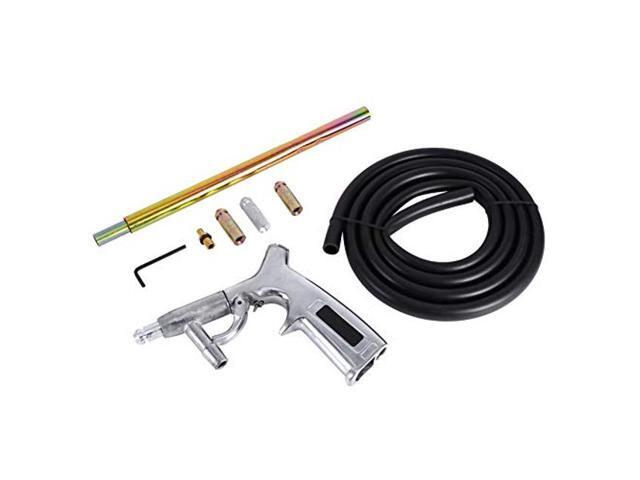 Air Sand Blaster Kit Blasting Grit Shot Sandblaster Siphon Feed Gun Nozzle Tube 