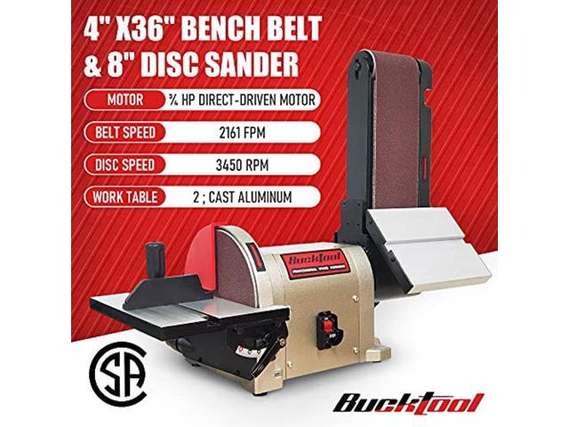 bucktool belt sander