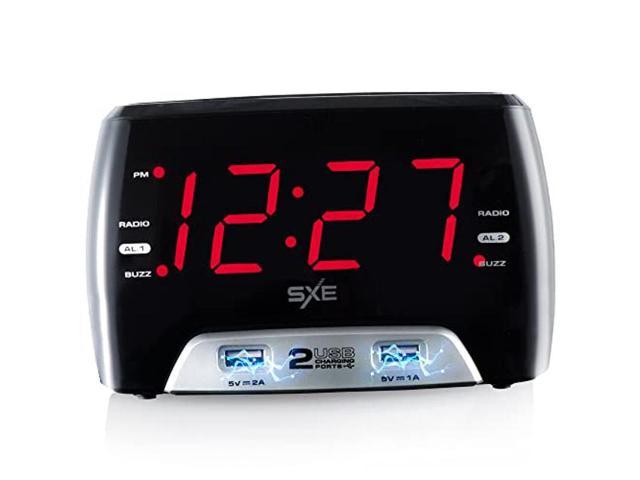 sxe projection clock radio