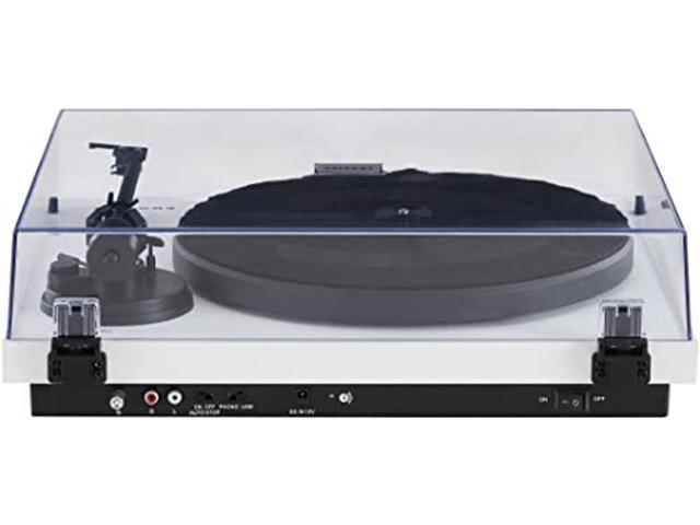 Crosley C6B-WH Belt-Drive Bluetooth Turntable with Built-in Preamp and  Adjustable Tone Arm, White