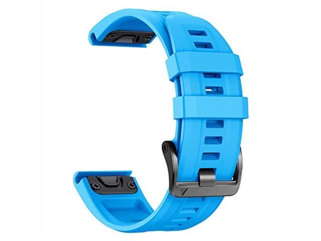 ANCOOL Compatible Fenix 5X Plus Band 26mm Easy Fit Silicone Smartwatch Bands Replacement for Fenix 6X/Fenix 6X Pro/Fenix 5X/Fenix 5X Plus/Fenix 3/Fenix 3 HR Pack of 4 