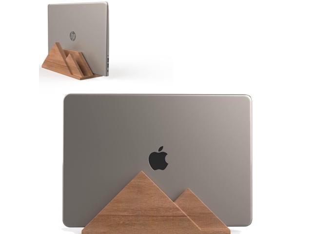 Mobashyr Laptop Stand Closed - Wooden Dual Vertical Laptop Stand ...