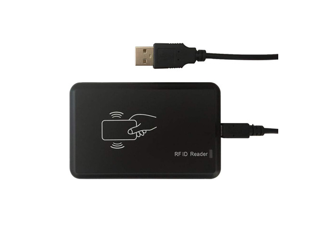 RFID Reader USB Reader 125KHz for EM4100 & 1326 Family Proximity Cards ...
