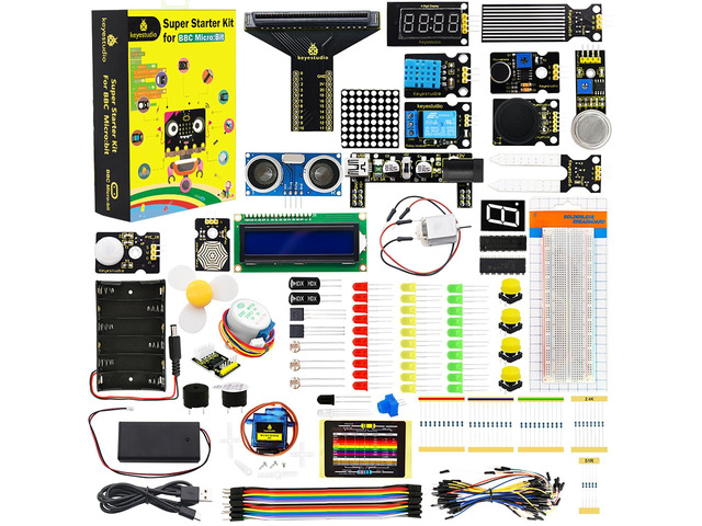 KEYESTUDIO Super Starter Kit for Microbit V2 V1.5 STEM Learning|Without ...