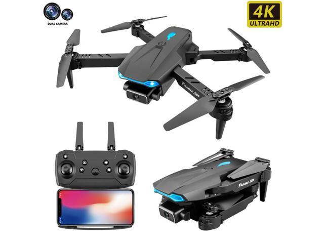 Greatlizard S89 Mini Drone  Foldable WiFi FPV Drone With 4K HD Camera For Adults, RC Quadcopter With 3D Flip, Headless Mode, Altitude Hold, One Key Return, Bag And 3 Batteries
