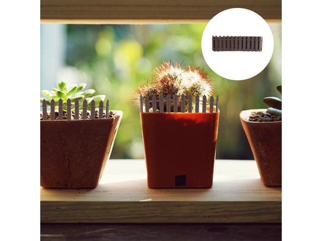 100*5cm Mini Fence DIY mini house Fairy Garden Micro Plant Pot Decor Ornament