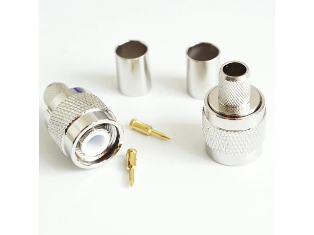 Gold-plated SMB female jack to SMA female jack RF coaxial adapter connector JC 
