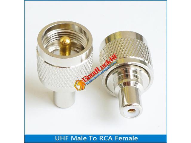 1 Pcs UHF PL259 Male Plug to N Female Jack Straight RF Connector Adapter 