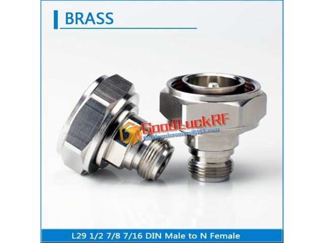 L29 7/16 Din 7/16 Male Plug to Female Jack straight RF Adapter connector 
