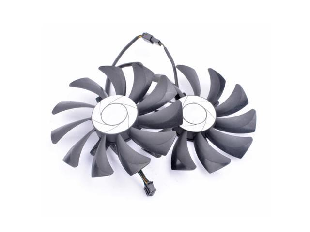 for 1pair HA9010H12SF-Z smart graphics dual fan 4-pin interface cooling fan 12V 