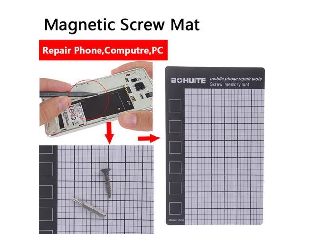 145x90mm Magnetic Screw Mat Phone Tablet Repair Tools Screws Storage