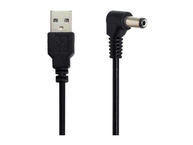 5.5 x 2.5mm DC 5V Power Plug Barrel Connector Charge Cable to USB2.0 A Type Male 