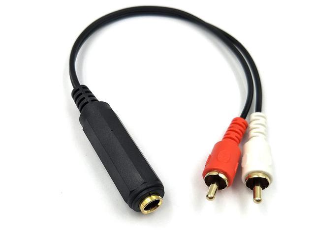 1pc 1.5M Car Backup Camera RCA Female TO Gold 2.5mm GPS AV-in Converter Cable 