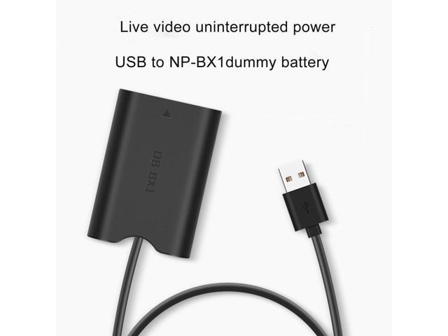 Camera Powerbank USB Cable NP-BX1 NPBX1 Dummy DK X1 DK-X1 DC Coupler ...