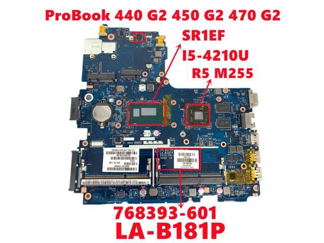 768393-601 768393-501 768393-001 For HP ProBook 440 G2 450 G2 470 G2 Laptop Motherboard LA-B181P W/ I5-4210U 216-0858030 Tested