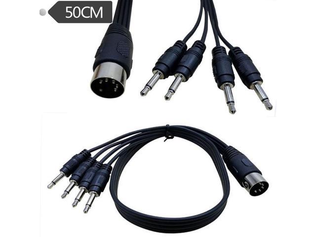 DIN Adapter Cable 5 Pin DIN male male to 4x RCA female 0.2m 