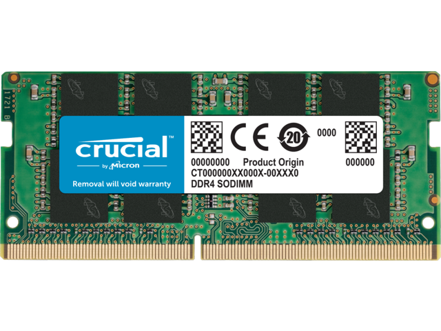 Crucial 32GB DDR4-2666 SODIMM
CT32G4SFD8266