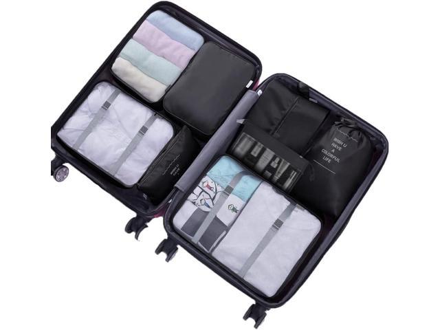 Blibly Packing Cubes for Suitcase 9 PCS Lightweight Travel Luggage