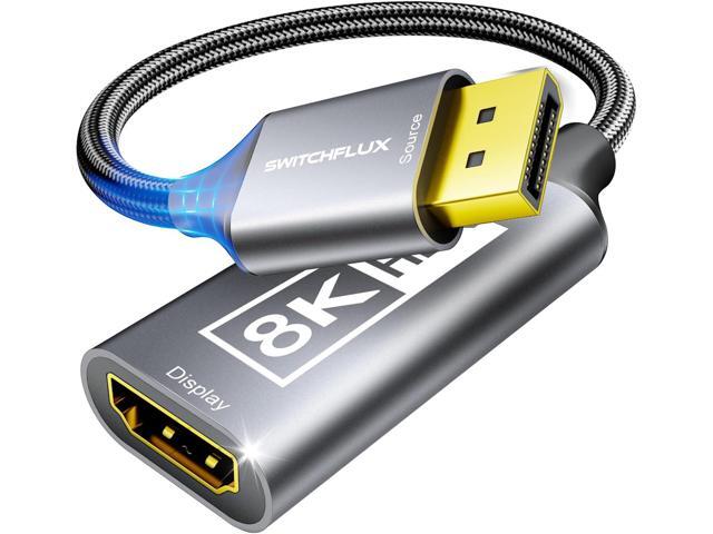 INNOV8 Cavo Prolunga DisplayPort 1.4 8K 1,8m: DP Maschio A Femmina Per Montaggio A Pannello, 8K/60Hz - 2