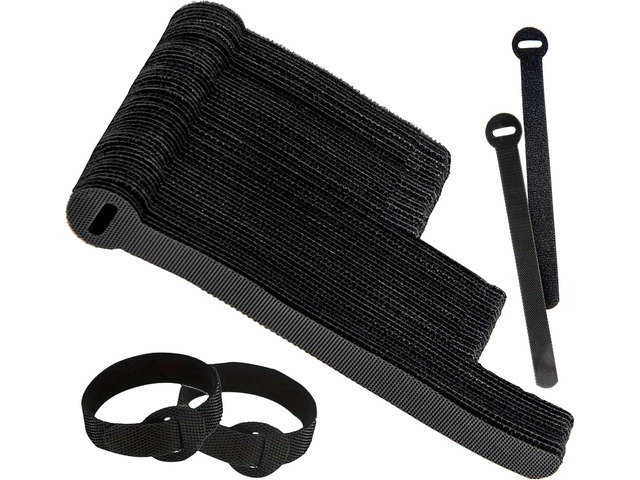 Reusable Cable Wraps 120 PCS 5/6/8 Inch Cord Wraps for Charging Cords Data Cable Organizer ...