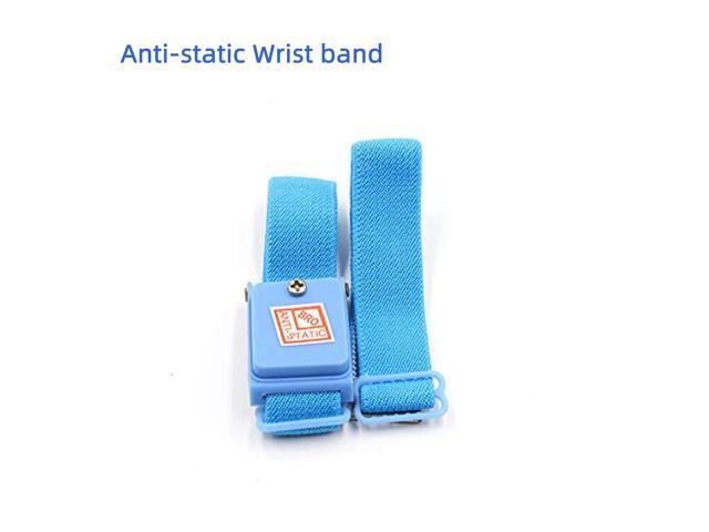 Anti Static Bracelet Electrostatic ESD Discharge Cable Reusable Wrist Band Strap Cordless