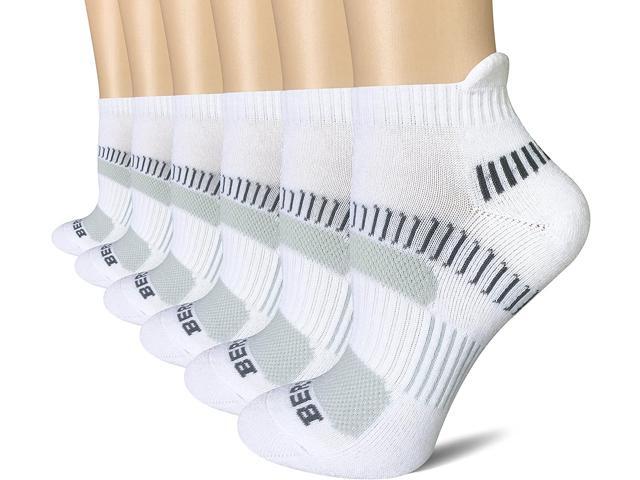 6 Pair Pack BERING Women's Performance Athletic Running Tab Socks 6 Pair Pack BERING Women's Performance Athletic Running Tab Socks