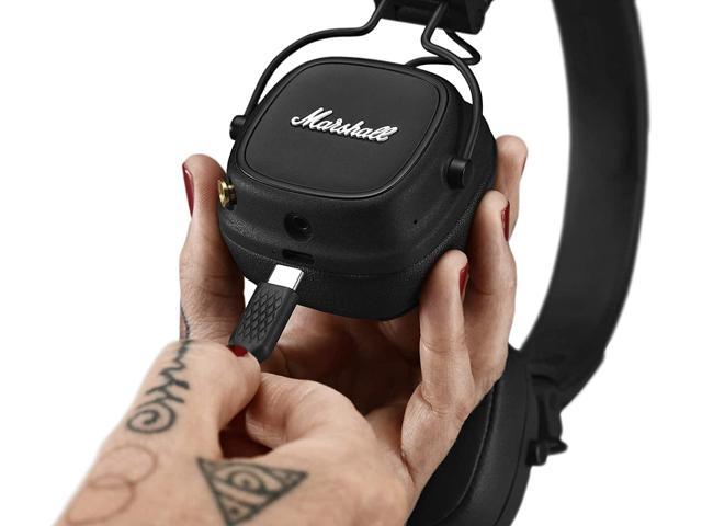 Marshall Major IV On-Ear Bluetooth Headphone, Black - Newegg.com