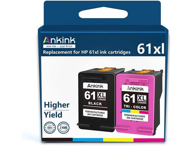 2 PK HP 61 XL Black & Color High Yield For ENVY 4500 4501 4502 4503 4505 & More 