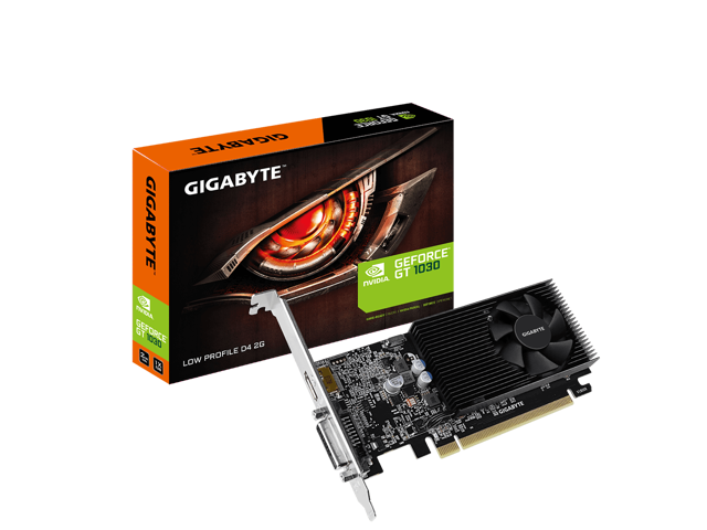 GIGABYTE GT 1030 Low Profile D4 2GB DDR4 64bit high speed video... com GIGABYTE GT 1030 Low Profile D4  2GB DDR4 64bit high speed... 