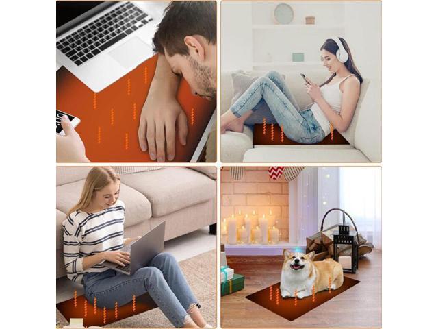 Gemdeck Heating Desk Pad/ Warm Office Desk Mat/ Warm Big Mouse Pad/ 23.6 x  14.2 Electric Warmer Pad, Temperature can adjust at will