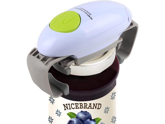 Electric Jar Opener, One Touch Automatic Jar Opener for New Sealed Jars,  Works for All Kinds of Jars, Jar Opener for Weak Hands, Seniors, Arthritis