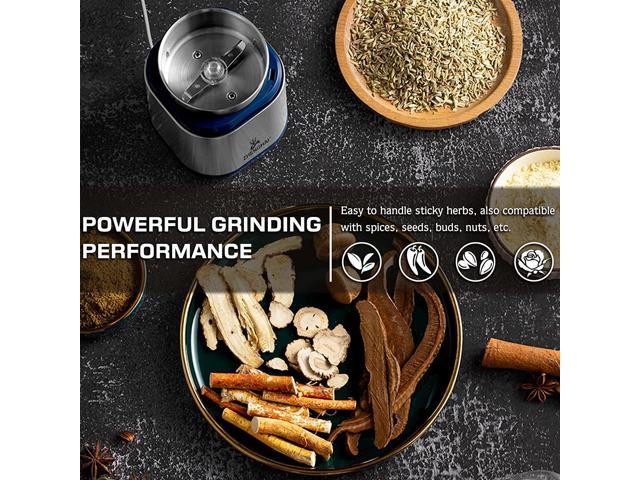 Gemdeck Electric Herb Grinder, Spice Grinder, Fast Grinding for Flower Buds  Dry Spices Herbs 