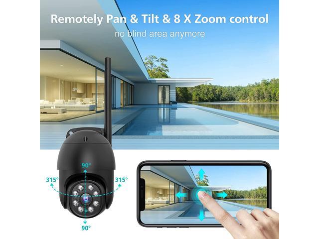 LaView 3MP Wireless Camera for Home/Outdoor Security (2 Pack), 2K Battery  Powered WiFi Camera with Night Vision, 270-Day Battery Life, AI Human