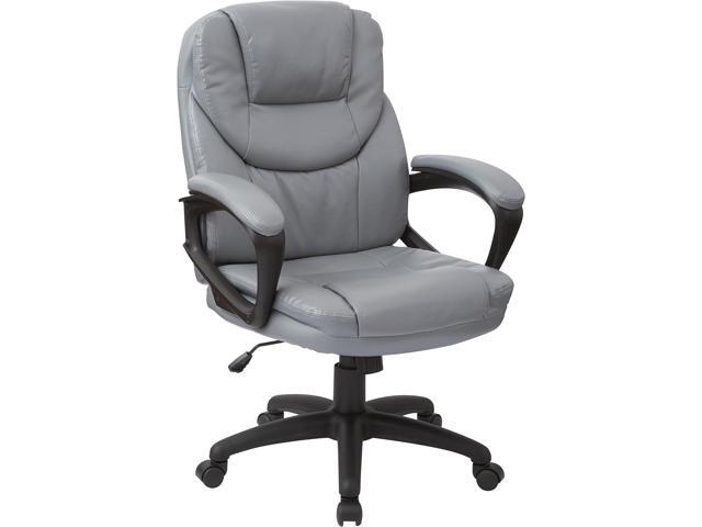 Black Faux Leather Guest Chair | Resimercial Seating By Office Star
