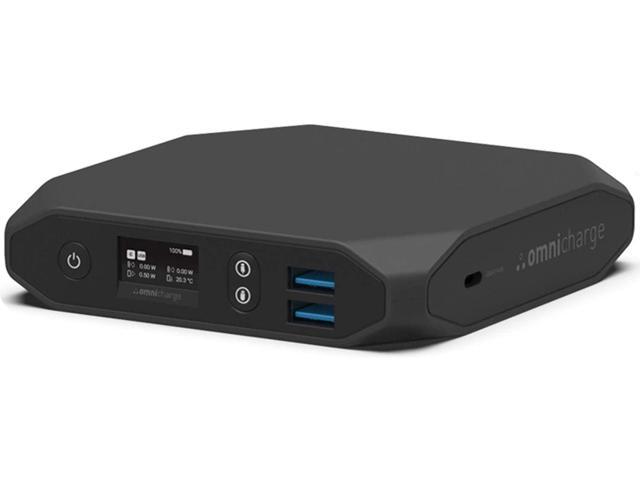 Tilbagekaldelse cyklus konstant Omni 20c+ 100W USB-C/Wireless Charging (No AC Outlet) Portable Power Bank  with USB Hub | Battery Pack for Laptops, Cameras, Tablets, Smartphones,  iPhone, Wacom MobileStudio Pro and Other Smart Devices - Newegg.com