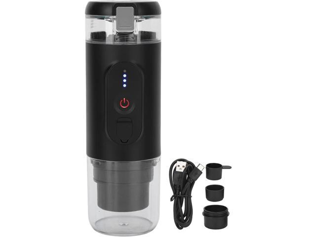 Portable Espresso Machine, 18 Bar 12V Car Electric Coffee Maker Compatible  with Ground and NS Capsules, 3 to 4 Mins Self Heating USB Charging, for  Office Traveling Backpacking Camping 