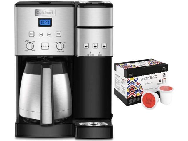 OXO Brew 12-Cup Coffee Maker with Podless Single-Serve Function,Silver