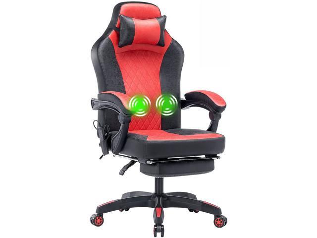 Ergonomic Gaming Chair Office Chair Massage Reclining Computer Height Adjustable 