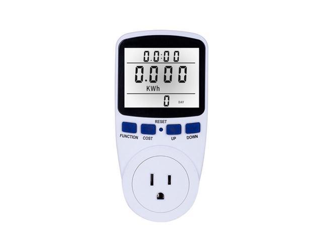 LCD Digital Backlight Plug in Power Meter Electricity Analyzer Socket Wattmeter