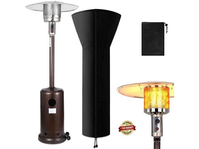 Eprosmin 48000 Btu Outdoor Patio Heater Heaters For Propane Commercial Bronze Stainless Steel Floorstanding With Wheel And Cover Garden Wedding Party Newegg Com Eprosmin 48000 Btu Outdoor Patio Heater, Commercial Propane Patio Heater