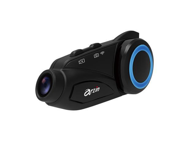 arzin M3 Motorcycle Helmet Dash Cam, 1080p Camera Recorder/DVR, Bluetooth/Wi-Fi Headset Intercom