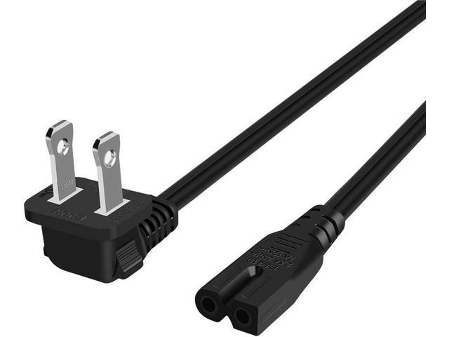 10 Feet 18 AWG Universal Power Cord for NEMA 5-15P to IEC320C13 Cable CableCreation 2-PACK 3M / Black 