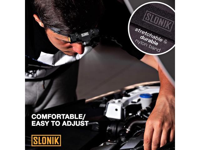 slonik 500 lumen rechargeable led headlamp