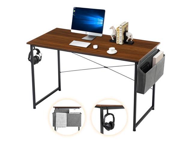 Sengo Home Office Desk Computer Desk Work Table Study Writing Table Workstation Desk Gaming Desk for Home Office Furniture 47“, Brown Sengo Home Office Desk Computer Desk Work Table Study Writing Table Workstation Desk Gaming Desk for Home Office Furniture 47“, Brown
