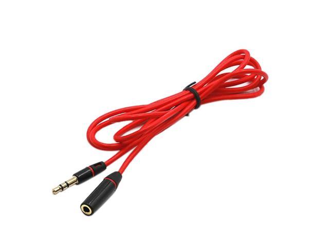 3.5mm Male to Male M/M Stereo Audio Headphone Earphone Extension Cord Cable