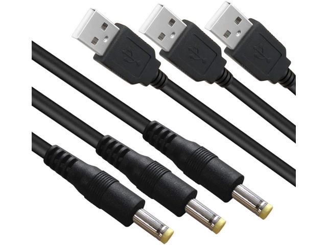 3 Packs 3FT USB A Male to DC 4.0mm x 1.7mm 5 Volt DC Jack Power Cable for Sony 3000 2000 1000,Tablet,Cellphone - Newegg.com