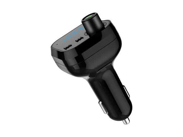 AT&T 3.4A Single USB and Corded Micro USB Car Charger Black Black from AT&T