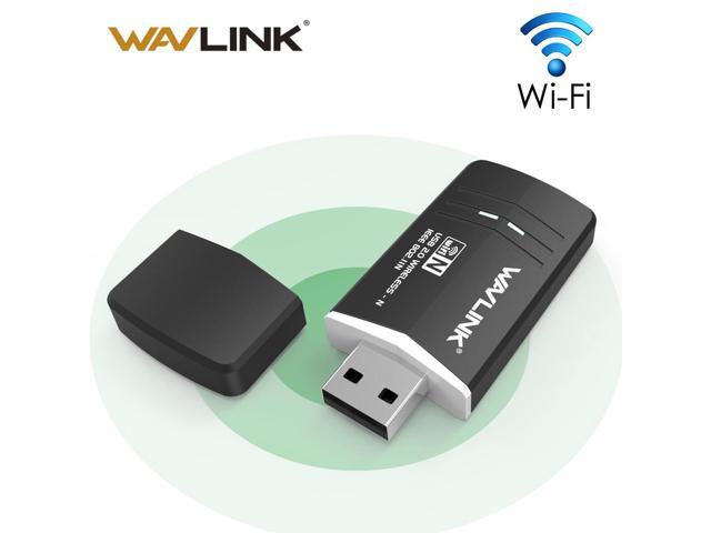 300Mbps USB WiFi Adapter, Wavlink Wireless LAN Network Card Adapter WiFi Dongle for Desktop Laptop PC Windows 10 8 7 XP MAC OS