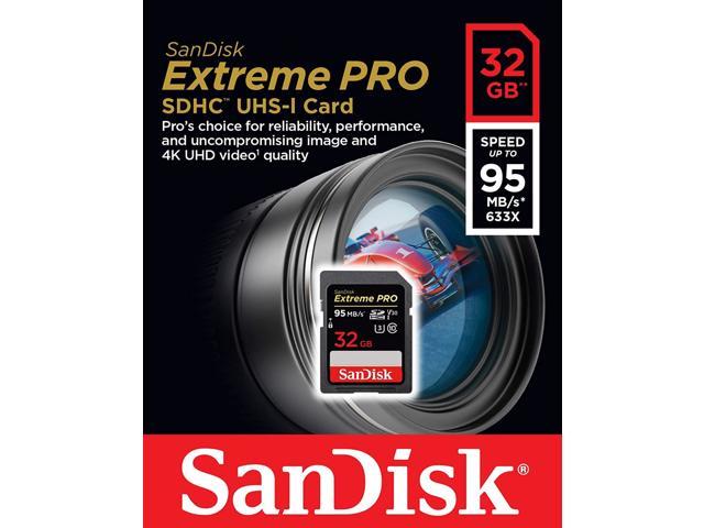 SanDisk 32GB SD Extreme pro 95MB/s U3 V30 4K 32G SDHC USH-I C10